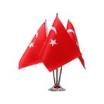 Vatan Üçlü Masa Bayrak Direği