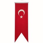 Vatan VT-127 50 cm x 200 cm Kumaş Kırlangıç Türk Bayrağı