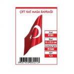 Vatan VT201 Çiftli Masa Türk Bayrağı