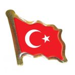 Vatan VT602 Dalgalanan Türk Bayrağı Rozeti