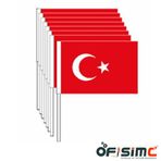 Vatan VT803 50'li Büyük Çıtalı Kağıt Bayrak
