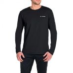 Vaude 06454 Uzun Kollu Logolu Siyah Erkek Sweatshirt