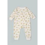 Vauva Bebek Çocuk Tulum Uzun Kollu Baskılı Fermuarlı Kız Erkek Pijama Tulum
