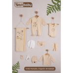 Vav Baby Vavbaby Organik Hastane Çıkışı 10’Lu Zoo Family - Yenidoğan - Bej-CM1