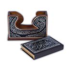 Vav Desenli Siyah Kaplama Gümüş Kur'an-ı Kerim (hafız Boy)
