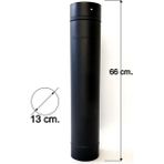 Vav Mühendislik 70 Lik (66 Cm) Siyah Mat Emaye Soba Standart Borusu (Şömine Kuzine Için Uygun)