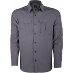 VAV Wear Erkek Esnek Fit Outdoor Tactical Gömlek Füme Renk Ribstop Dokuma Özellikli TACFLEX02 - 2XS
