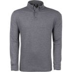 VAV Wear Outdoor Günlük Polo Yaka Lakost Erkek Uzun Kollu Sweatshirt Pamuklu Yazlık TLAC04 - 2XL - 905 Füme