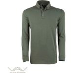 VAV Wear Outdoor Günlük Polo Yaka Lakost Erkek Uzun Kollu Sweatshirt Pamuklu Yazlık TLAC04 - XS - 255 - Haki