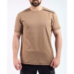 VAV Wear Outdoor T-Shirt Günlük Pamuklu Basic Erkek BASETI03 - Bej - 4XL