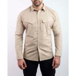 VAV Wear Outdoor Taktik Pamuklu Erkek Gömlek TACTEC01 - Açık Bej - 3XL