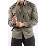 VAV Wear Outdoor Taktik Pamuklu Erkek Gömlek TACTEC01 - Haki - XS