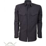VAV Wear Outdoor Taktik Pamuklu Erkek Gömlek TACTEC01 - Siyah - 2
