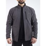 VAV Wear Poltac 03 Su Geçirmez Çift Katlı Laminasyonlu Polar Mont - XL - Füme