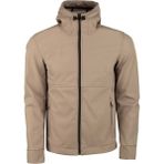 VAV Wear SHELLDT01 Tactical Outdoor Softshell Erkek Mont Bej Renkli Su İtici Kumaş ile Konforlu Kullanım - XS