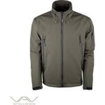 VAV Wear Shellht 04 Softshell Mont Su Rüzgar Geçirmez Su Itici Gizlenebilir Kapüşon - Yeşil