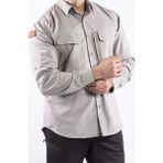 VAV Wear TACTEC01 Tactical Özel Tasarım Gömlek Yüksek Mukavemetli Polyester Ribs Kumaş - Gri