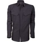 VAV Wear TACTEC01 Tactical Özel Tasarım Gömlek Yüksek Mukavemetli Polyester Ribs Kumaş - XL - Siyah