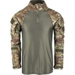 VAV Wear Taktik Kombat Terletmez Fit Kamuflaj Erkek Sweatshirt COMPAT01 - Haki