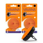 VAVANA Spin Araba Klima Kokusu - Profesyonel Otomobil Kokusu | BPA & Sıvı İçermez | 90 Gün Etkili - 2'li Set (HOPEFUL)