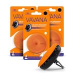 VAVANA Spin Araba Klima Kokusu - Profesyonel Otomobil Kokusu | BPA & Sıvı İçermez | 90 Gün Etkili 3'lü Set (HOPEFUL)
