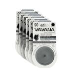 VAVANA Spin Araba Klima Kokusu - Profesyonel Otomobil Kokusu | BPA & Sıvı İçermez | 90 Gün Etkili - 6'lı Set (NEUTRAL)