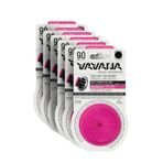 VAVANA Spin Araba Klima Kokusu - Profesyonel Otomobil Kokusu | BPA & Sıvı İçermez | 90 Gün Etkili - 6'lı Set (OPTIMISTIC)