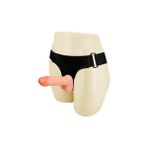 Vavelya Med 16,5 cm Belden Bağlamalı Içi Dolu Titreşimli Strapon Penis (VAV2236)
