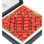 Vaveni Kırmızı Kalp Hediye Çikolata Kutusu - 330 gr