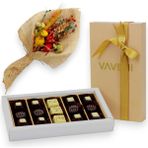 Vaveni Mutlu Yıllar Çiçek & Çikolata - 160 gr