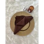 Vavscarfs Bambu Kraş Eşarp Hijab Kraş Şal Kahverengi - 100 x 100 cm