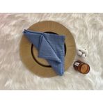 Vavscarfs Bambu Kraş Eşarp Hijab Kraş Şal Mavi - 100 x 100 cm