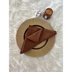 Vavscarfs Bambu Kraş Eşarp Hijab Kraş Şal Taba - 100 x 100 cm