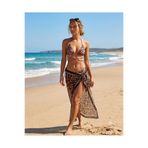 vawensea Kadın Pareolu İpli Bikini Takımı Leopar