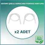 Vayomy Şarjlı Damacana Su Pompası Hortumu 55CM x 2 Adet Tek Motorlu Pompa Hortum