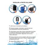 Vayomy Şarjlı Otomatik Damacana Su Pompası 1200 Mah Bataryalı Siyah