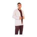 Vayteks Gömlek Yaka Ceket Boy Beyaz Erkek Doktor Öğretmen Laboratuvar Önlüğü Beyaz