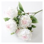 Vazolu Yapay Çiçekler 7 Heads Big Artificial Peonies Flower Bouquet Home Decor Silk Peony Wedding Table Flowers Fake Peonies Flowers Party Yapay Çiçekler(Pink-core)