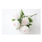 Vazolu Yapay Çiçekler Wedding Bouquet Faux Flowers Bridesmaid Bouquets Handmade Silk Flowers 7 Pink Peonies Office Home Decor Wedding Supplies Yapay Çiçekler(Pink-core)