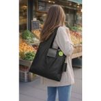 VB Collection Loopsi Capsule Katlanabilir Alışveriş ve Market Çantası - Siyah