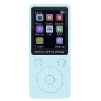 VBESTLIFE BT5.0 Müzik Çalar, HiFi Ses Taşınabilir 1.8 İnç Renkli Ekran MP3 Çalar Desteği 128GB Hafıza Kartı, Kablo, Hoparlör, Eğlence, Öğrenme, Fitness Için (BLUE)