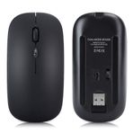 VBESTLIFE DualMode Kablosuz Fare, RGB Renkli Işıklı 500mah Şarj Edilebilir Bluetooth Bilgisayar Faresi, 98 / Me / 2000 / XP//Win 7 / Win8 / 10 / OS X veya en son sürüm için