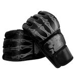 VBESTLIFE MMA Eldivenleri, Yarım Parmak Ergonomik PU Deri Boks Torbası Eldivenleri Kum Torbaları Için Egzersiz Eldivenleri
