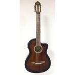 Vc564Cebsb Elektro Klasik Gitar, Cutaway, 4/4, Kahve