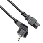 Vcom CE022-5.0 0.50MM2 Notebook 5.0 m Power Elektrik Kablosu