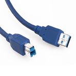 Vcom CU301 1.5 mt Mavi Usb 3.0 Yazıcı Kablosu