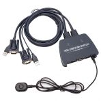 Vcom DD211-2K 2 Port Vga 1080P 60 Hz Plastik Kasa Kvm Switch