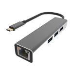Vcom DH311A Type-C To USB 3.0-3 RJ45 Çoklayıcı