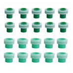 Vctitil 20 adet boru montaj uç kapağı 1/2 inç ve 3/4 inç iç dişli kol bağlantı parçaları fiş conta conta musluk vana tamir parçaları (20mm/25mm)