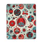 VducK Mouse Pad kadın erkek bilgisayar fare altlığı kaymaz kauçuk taban ile uğur böceği ve bulut baskı fare pedleri kablosuz oyun ofis dizüstü bilgisayar için